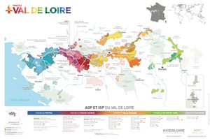 Carte vignoble val de loire 2019